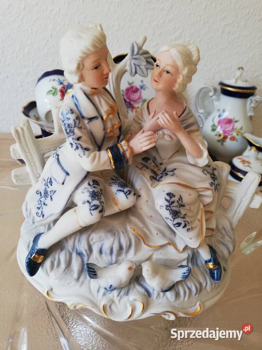 Figurka sygnowana Royal ręcznie malowana małopolskie Ropa