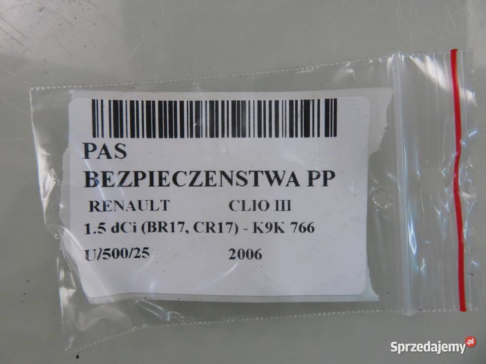 PAS PRAWY PRZEDNI RENAULT CLIO III 84052799B sprzedam