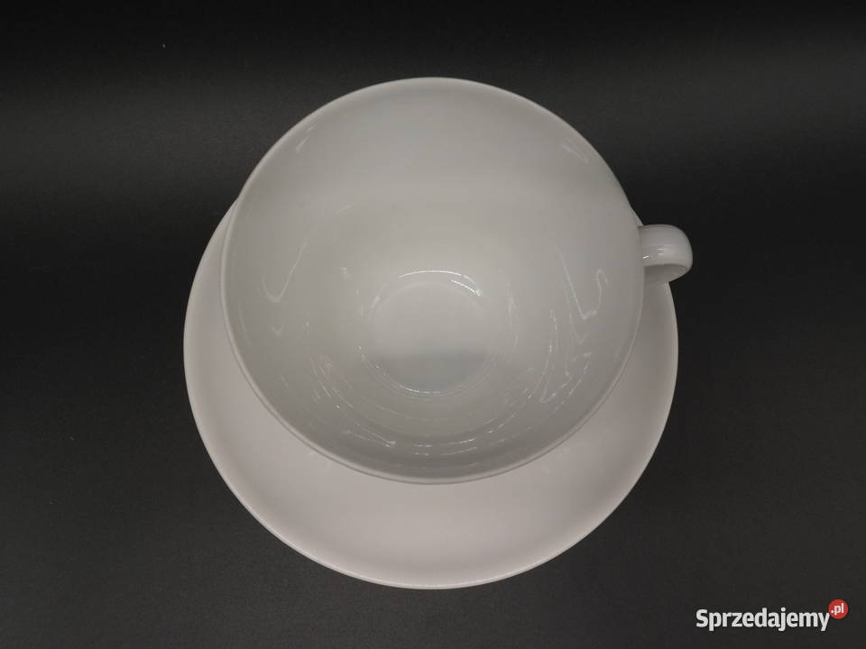 Filiżanka ze spodkiem Dresden White Raszków sprzedam
