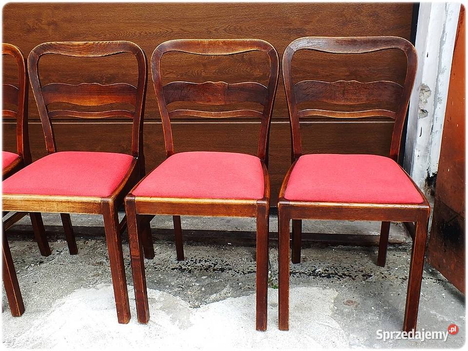 Krzesła ArtDeco Stare Drewniane Krzesło na Żary