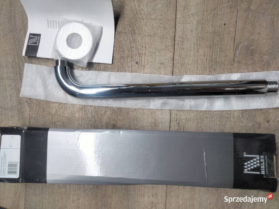 Ścienne ramię deszczownicy Nikles 300 mm chrom Wrocław