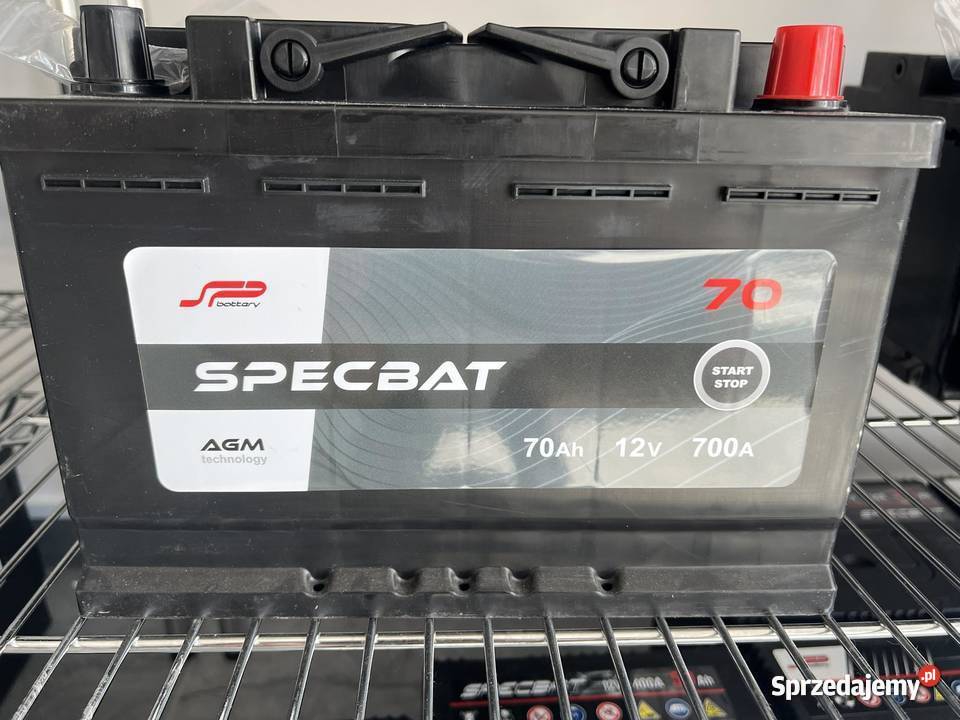 Akumulator SPECBAT 70Ah 700A AGM Zakopane