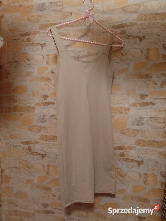 4042 LXL Beżowa halka pod sukienkę z Londynu Rozmiar L Kraków