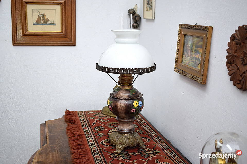Lampa naftowa na biurko komodę wysyłam dolnośląskie Świdnica