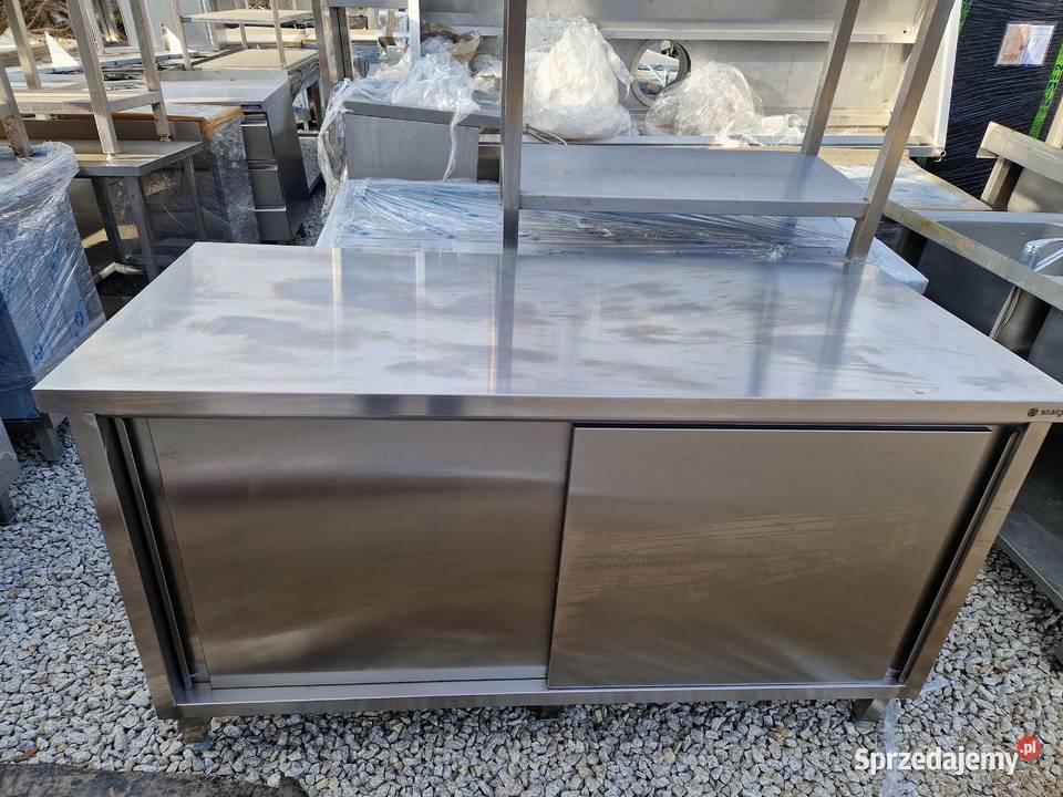 Stół Gastronomiczny Centralny Drzwi Zasuwane