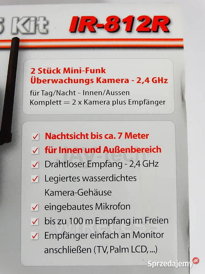 Bezprzewodowy zestaw kamer JAYtech Wireless Kit