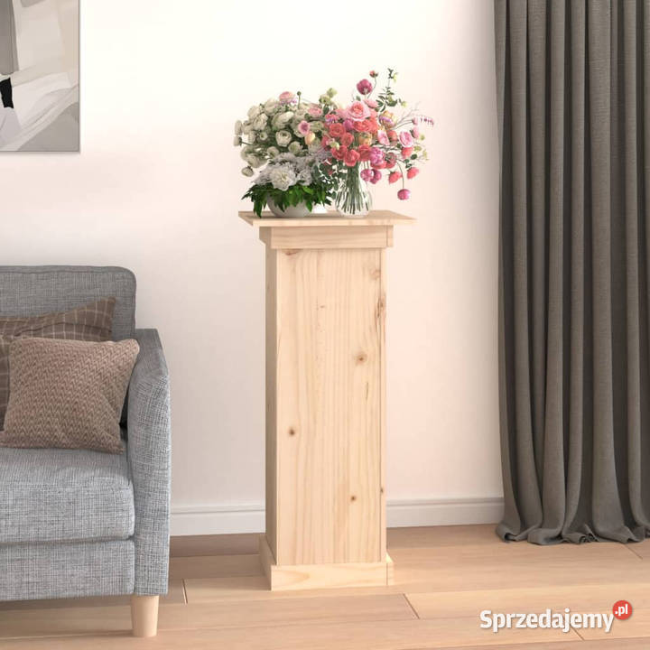 Kwietnik 40x40x90 lite drewno sosnowe WM823634 Dom i Ogród