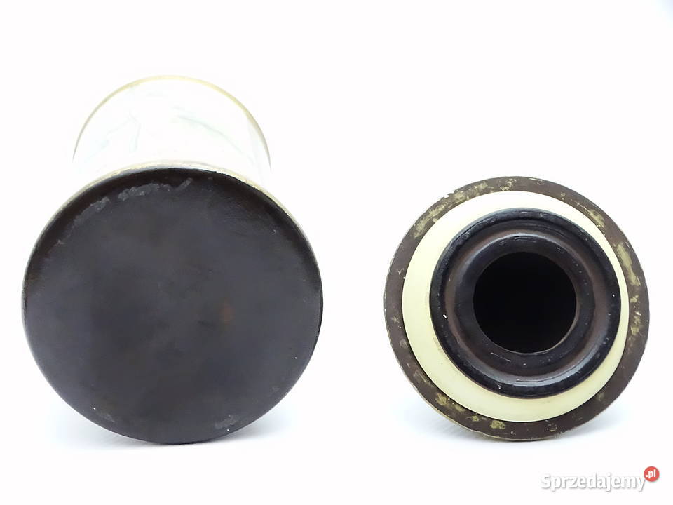 Zabytkowy pojemnik aptekarski z ilustracją Kolekcje Biłgoraj sprzedam