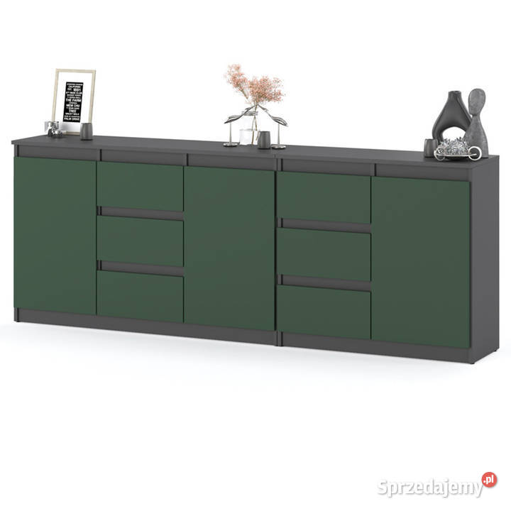 Komoda Nowoczesna Do Salonu Sypialni 6 Szuflad 200cm Elbląg