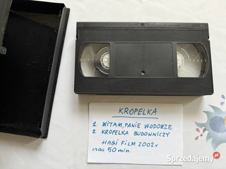Kropelkafilm dzieci na kasecie VHS