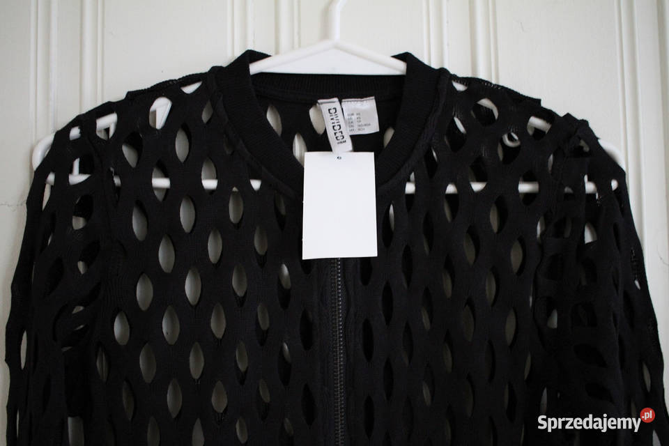 czarny sweter cardigan HM xs 34 bluzka kurtka H&M