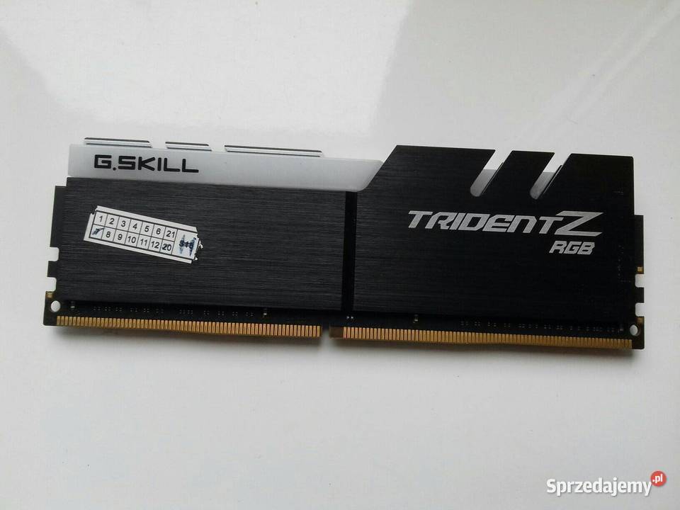 GSkill Trident Z RGB DDR4 16GB 3200 PC19200 2400MHz kujawsko-pomorskie Bydgoszcz