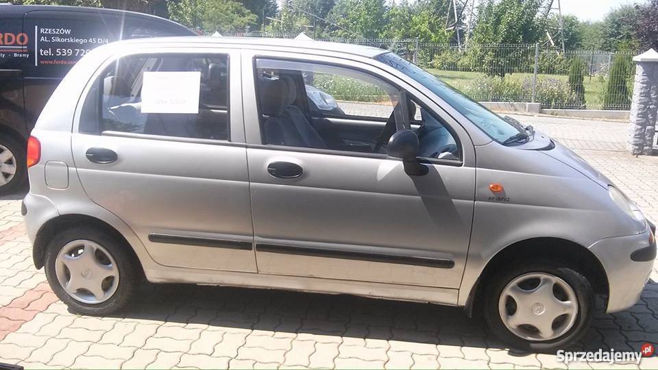 Daewoo Matiz Srebrny podkarpackie Rzeszów sprzedam