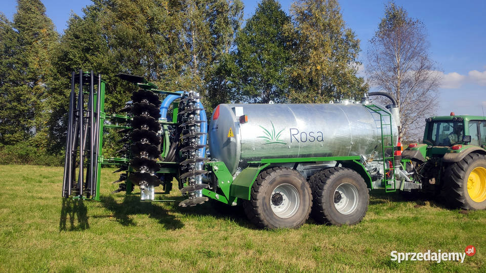 Wóz asenizacyjny 12000 litrów ROSA tandem Goliaty