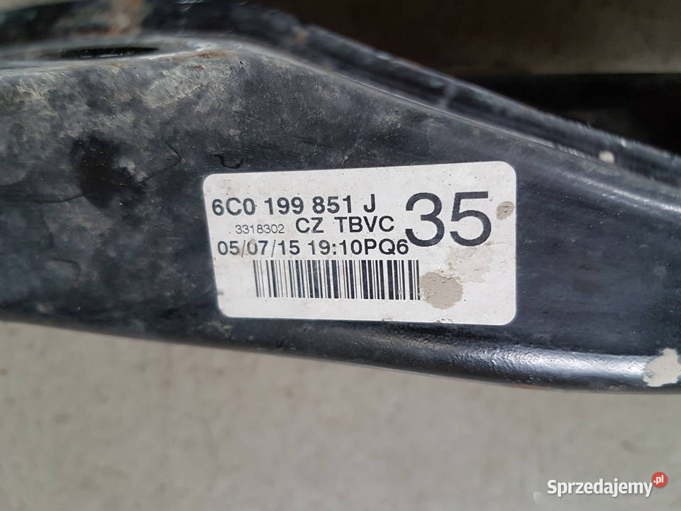 SKODA RAPID 14 TDI PODUSZKA SILNIKA KOSC LAPA Turek