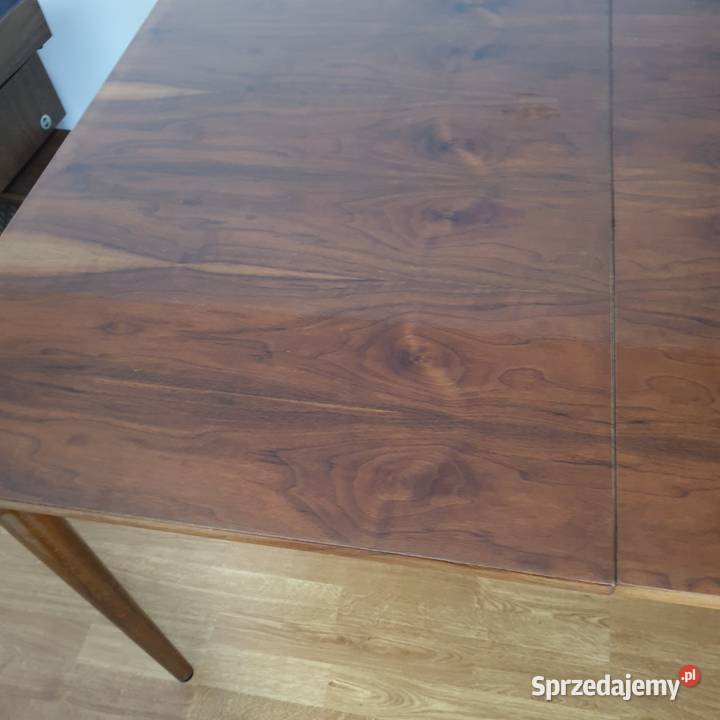 Stół PRL rozkładany solidny mazowieckie Zaborów