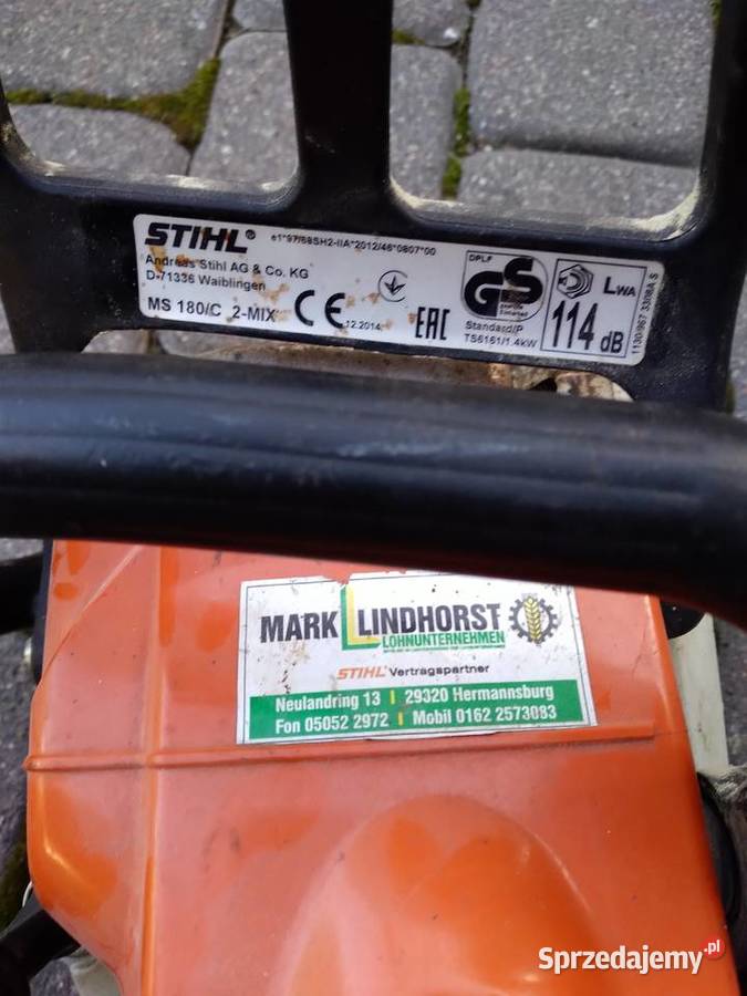Piła spalinowa STIHL MS180 Siennica