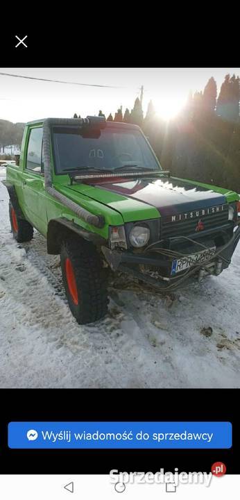 Mitsubishi Pajero 1 26b z gazem 4x4 wyciągarka Przemyśl