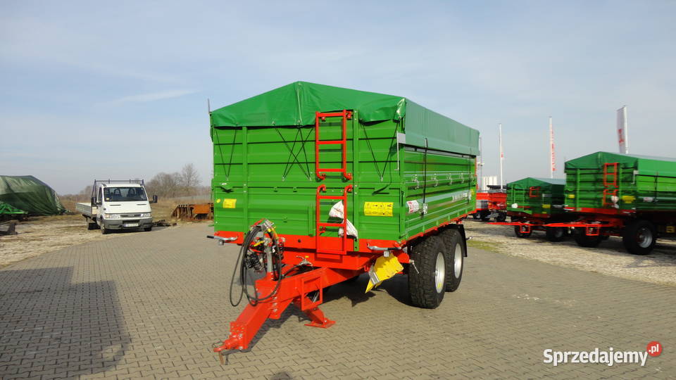 Przyczepa rolnicza Tandem burtowa paletowa PT512 Kozenin sprzedam