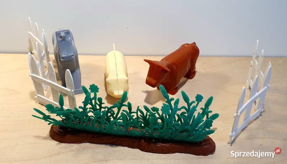 Zabawki zwierzęta domowe koń krowa świnia Bydgoszcz