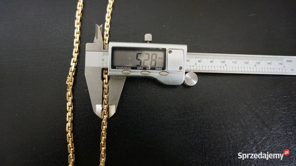 ZŁOTY ŁAŃCUSZEK KUTY ŁAŃCUCH ANKIER 70G