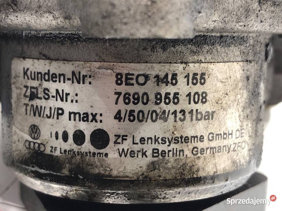 POMPA WSPOMAGANIA AUDI A4 B6 8E0145155 25 180 Pompy wspomagania