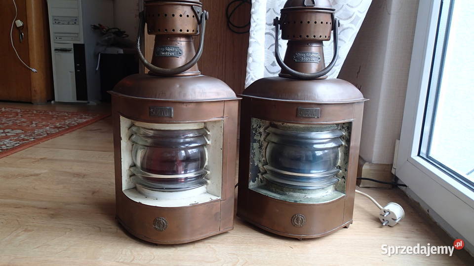 Lampy nawigacyjne Franz Schilbach aus Sttetin Szczecin sprzedam