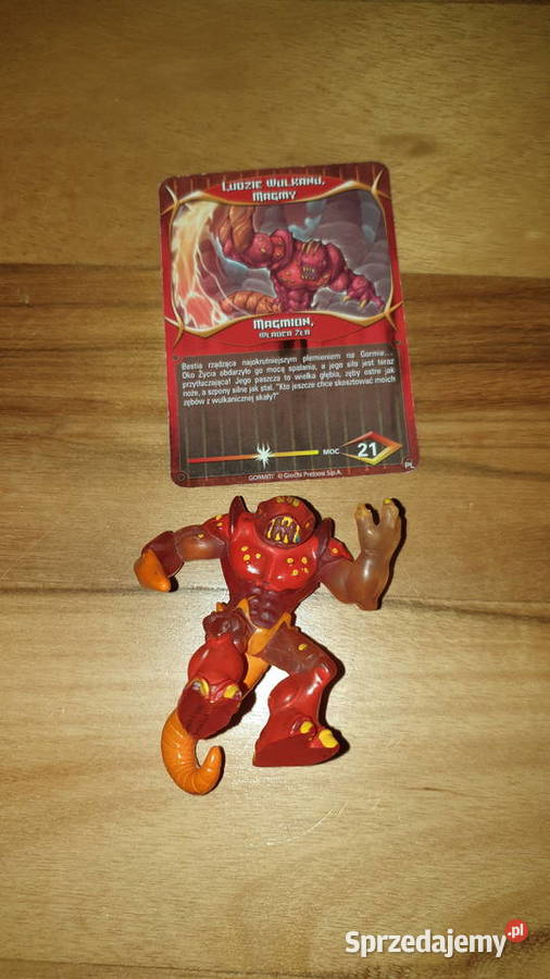 Gormiti 5 seria ludzie wulkanu magmy zestaw Warszawa