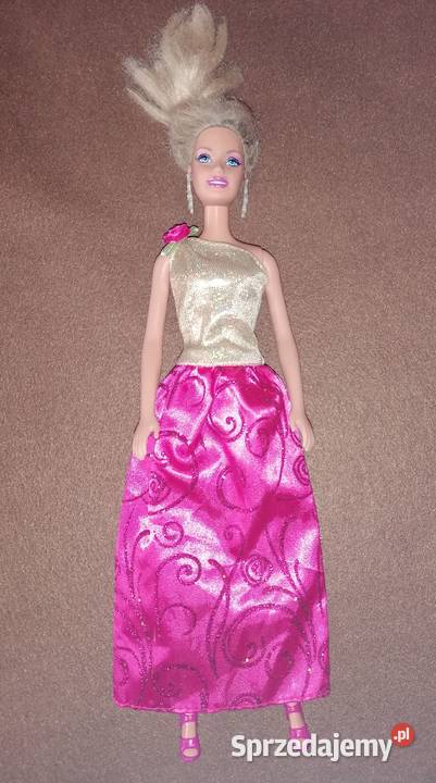 Lalka Barbie w wizytowej długiej kreacjiMattel Lalki i akcesoria Łódź