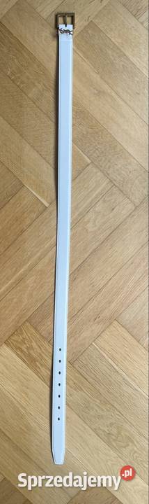 Biały pasek YSL Yves Saint Laurent wielkopolskie Luboń sprzedam