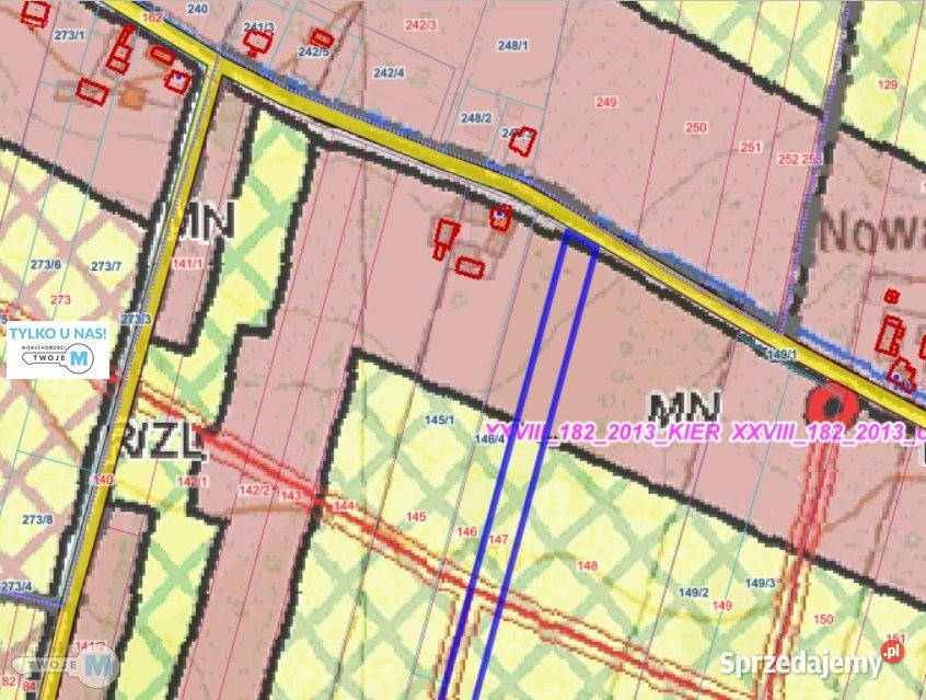 Grunt Raków 9100m2 woda świętokrzyskie