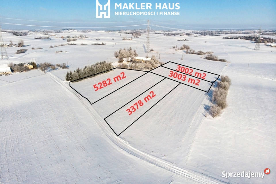 Działki z warunkami zabudowy Żubryn Szypliszki asfalt podlaskie