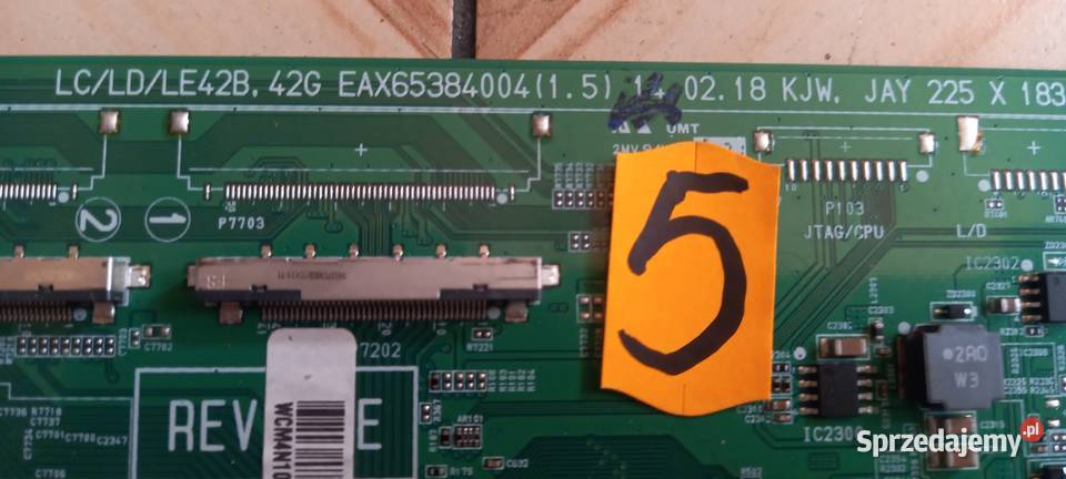 Płyty główne LG Samsung Philips 100 sprawne Telewizory Karlino sprzedam