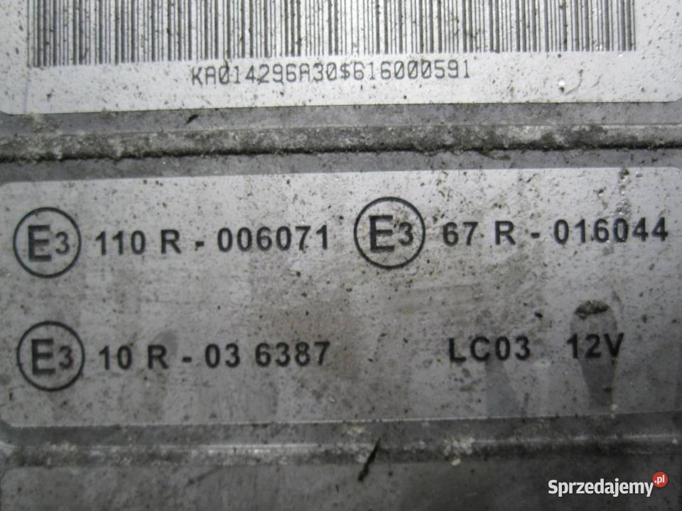 DACIA SANDERO II LIFT 10 B LPG 20r komputer gazu Elementy instalacji LPG sprzedam
