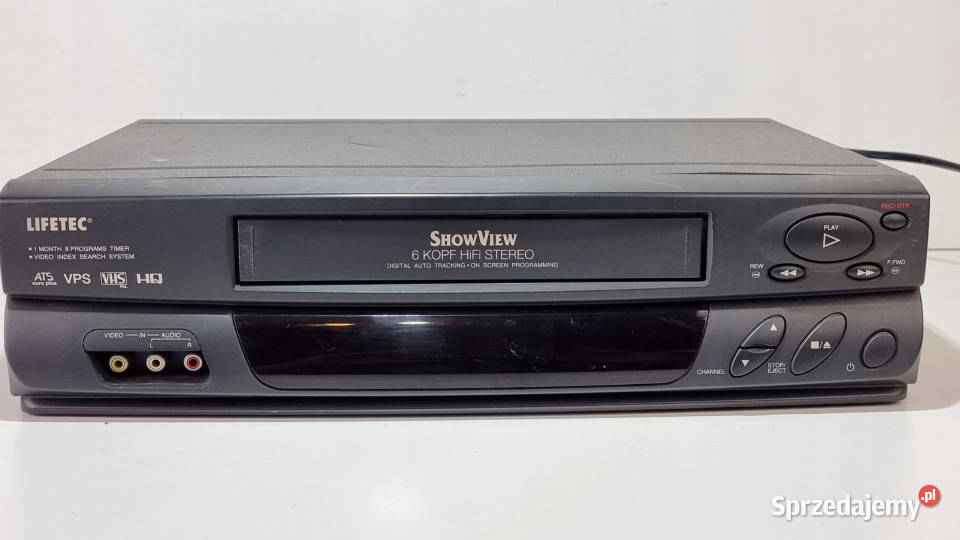 Video magnetowid Lifetec LT9020 6 head VHS wielkopolskie