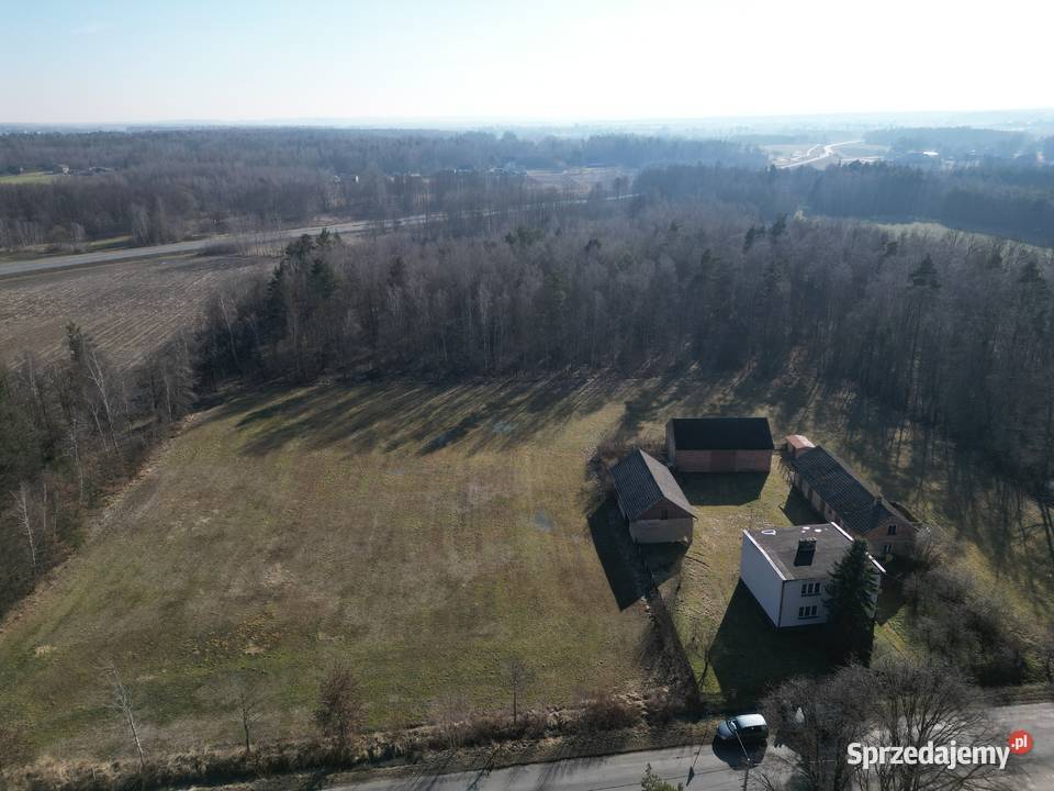 Działki ranczo gospodarstwo dom 64 ha las staw rolna Rozterk sprzedam