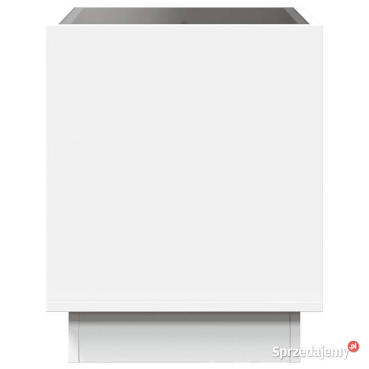 Stolik nocny z LED Infinity biały 40x40x50 mazowieckie Warszawa