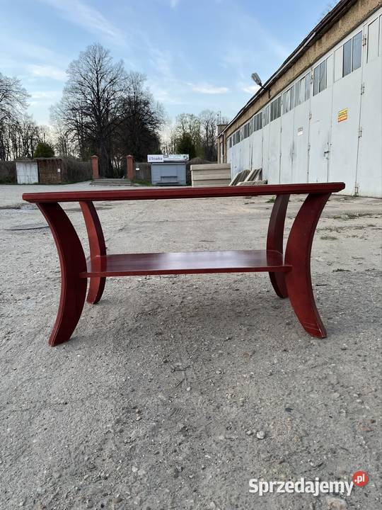 Stól drewniany z szybą opolskie Prudnik sprzedam