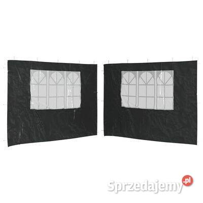 vidaXL Ścianki boczne do namiotu 2 z oknem PE mazowieckie Warszawa