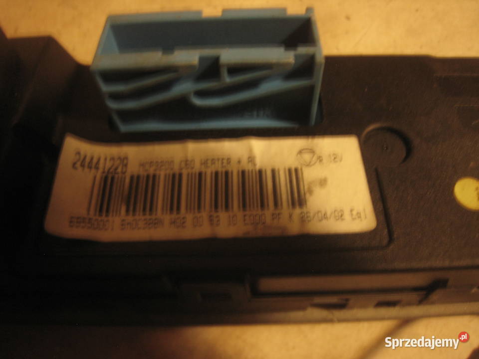 Panel sterowania nawiewów klimatyzacji nadmuchu Kraków