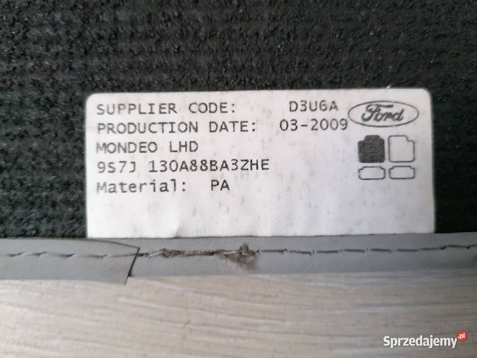 Dywaniki welurowe mondeo mk4 Piaseczno
