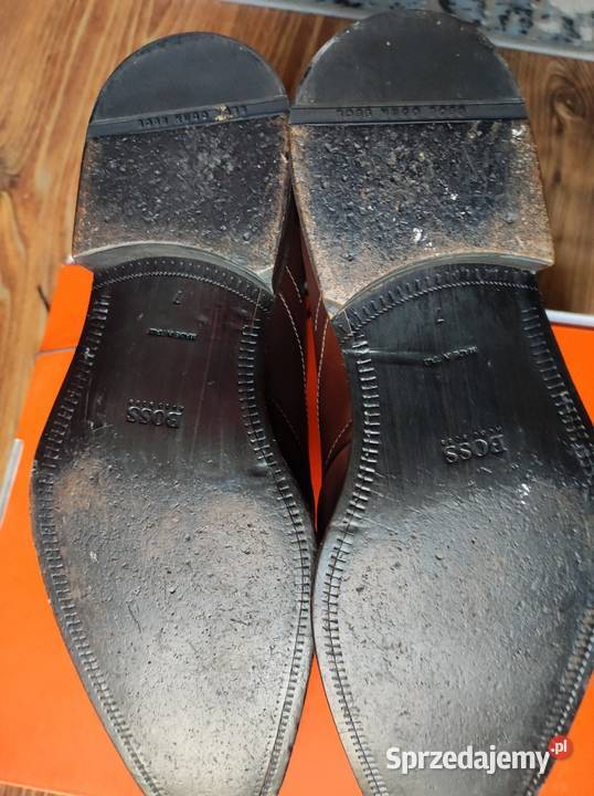 WŁOSKIEMARKOWE SKÓRZANEMĘSKIE BUTY HUGO BOSS r