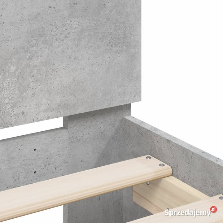 Rama łóżka z wezgłowiem szarość betonu 120x200 Warszawa sprzedam