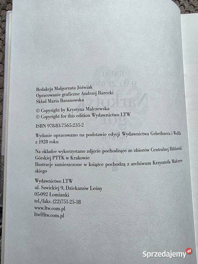 Narkotyk gór Nowele tatrzańskie Rafał Malczewski małopolskie Kraków