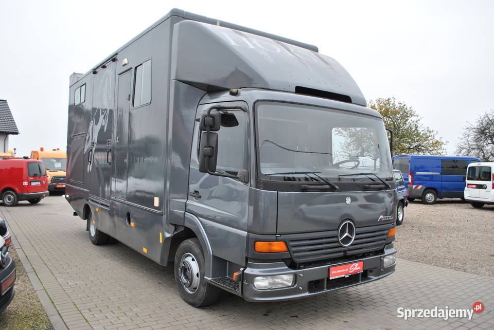 MercedesBenz Atego Koniowóz Transport Zwierząt Kontenery Sierakowice