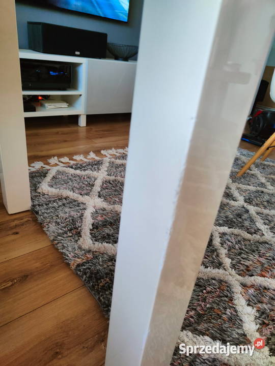 Stół do salonu biały połysk 120x80 Busko-Zdrój