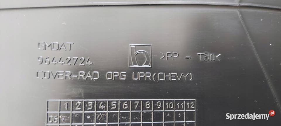 OSŁONA GÓRNA PASA PRZEDNIEGO CHEVROLET CAPTIVA Motoryzacja Międzychód