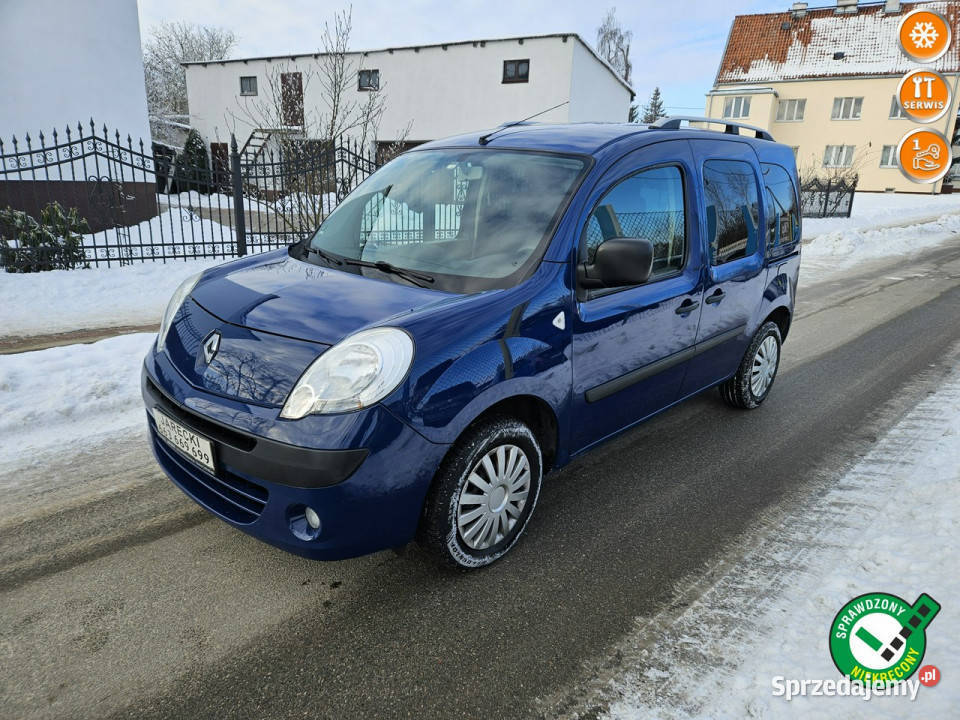 Renault Kangoo Opłacony Zdrowy Zadbany garażowany Kisielice