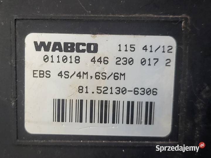 Zawor Glowny Hamulca MAN 8152130 6306 wabco Zawichost sprzedam