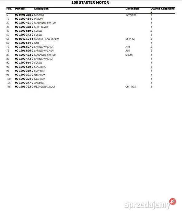 Katalog części CLAAS TUCANO 320 330 Zduńska Wola sprzedam